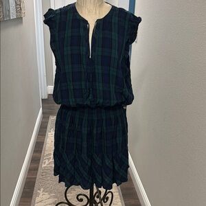 Vineyard Vines Plaid Sleeveless Dress